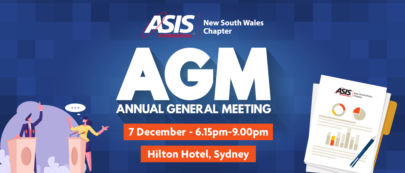 ASIS NSW Annual General Meeting (AGM) 2021