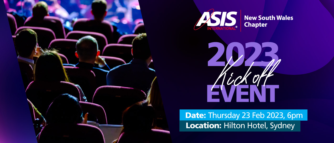 ASIS NSW 2023 Kick Off Event