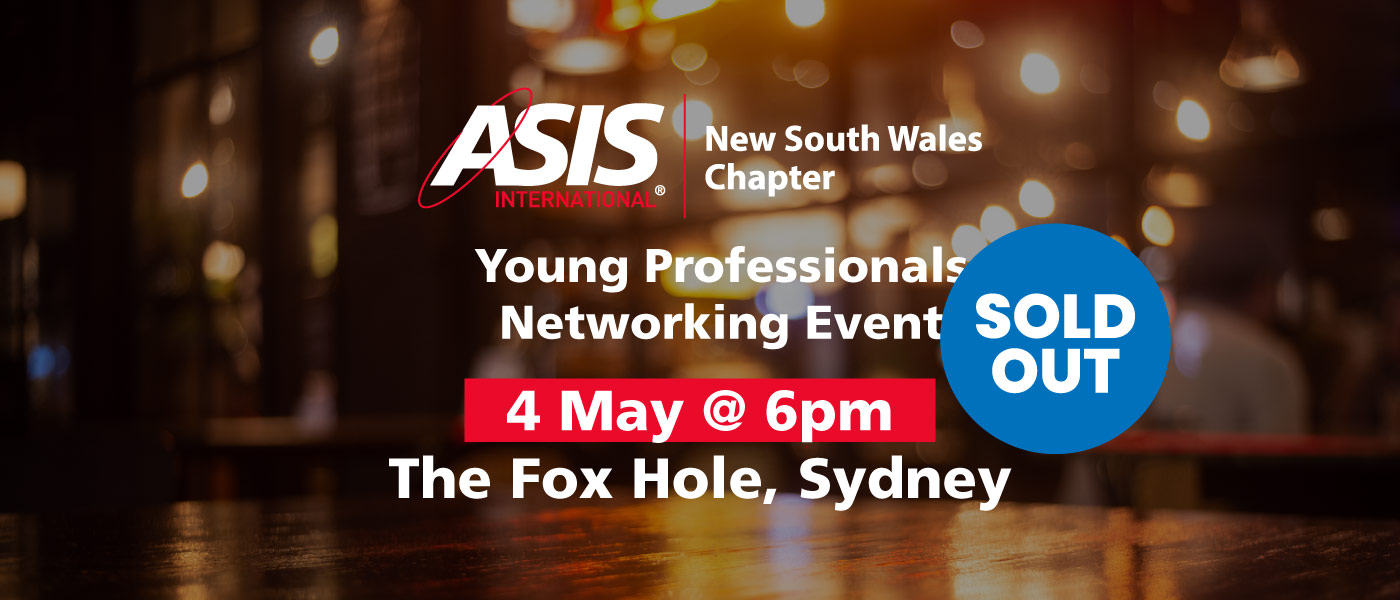 ASIS NSW Young Professionals ‘After 5’ Social Event