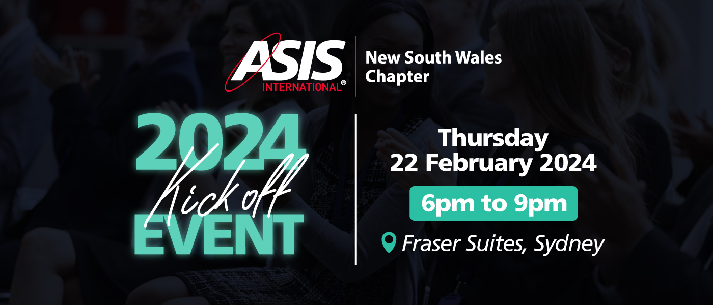 ASIS NSW Kick Off Event 2024