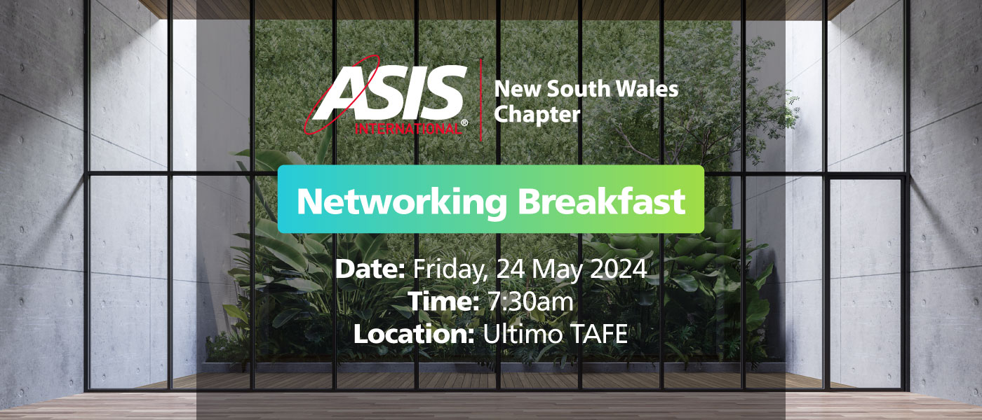 ASIS NSW Networking Breakfast